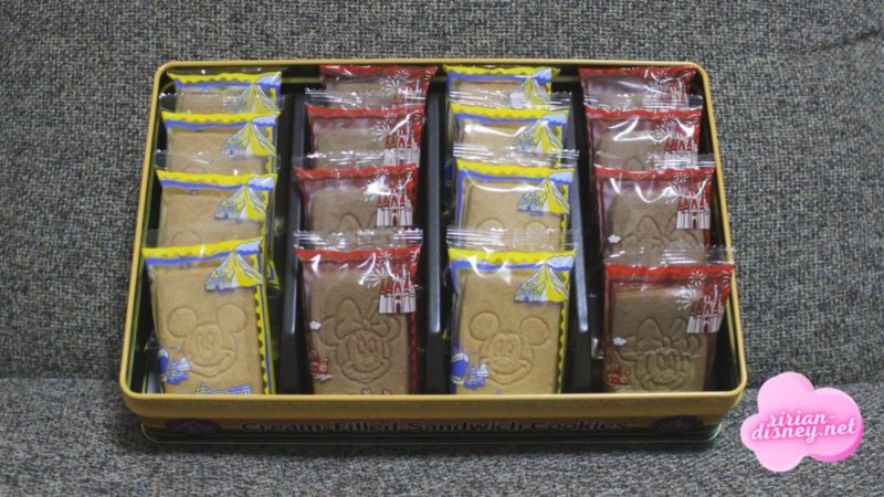 ディズニー【クリームサンドクッキーの感想】値段・カロリー・賞味期限